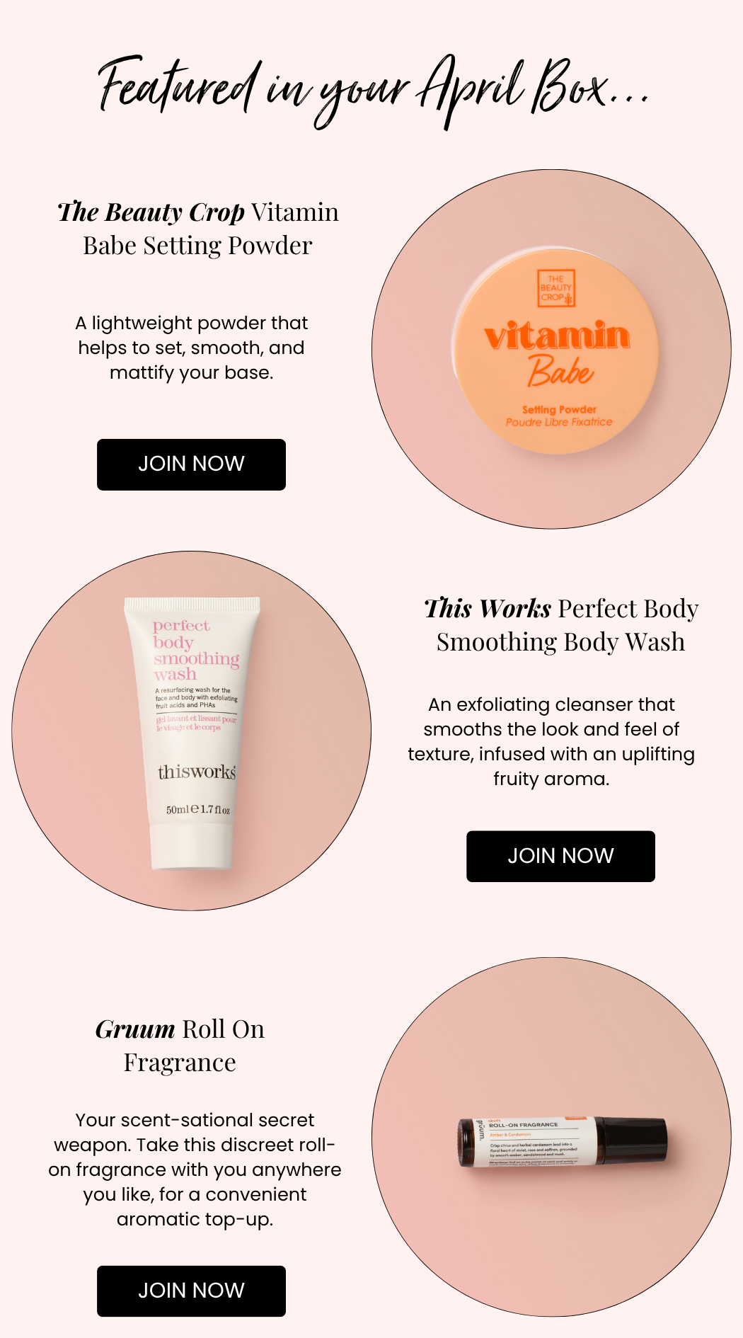GLOSSYBOX April Box