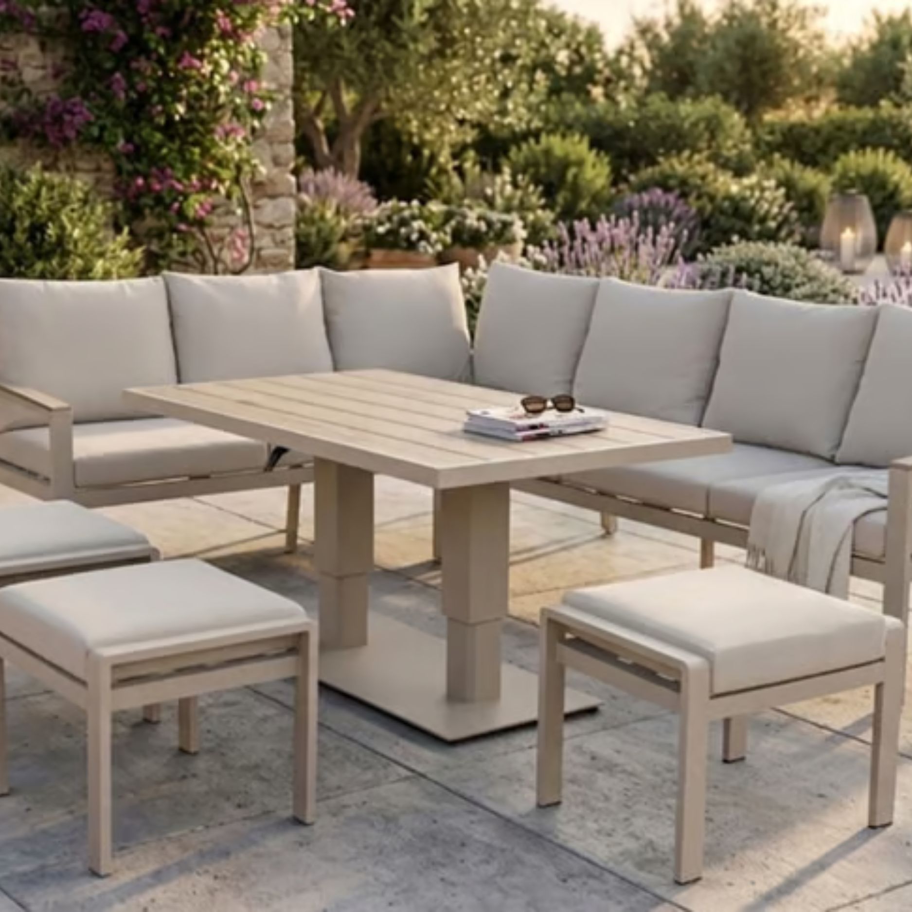 Pacific Lifestyle' Aruba 10-Seater Metal Sofa Set