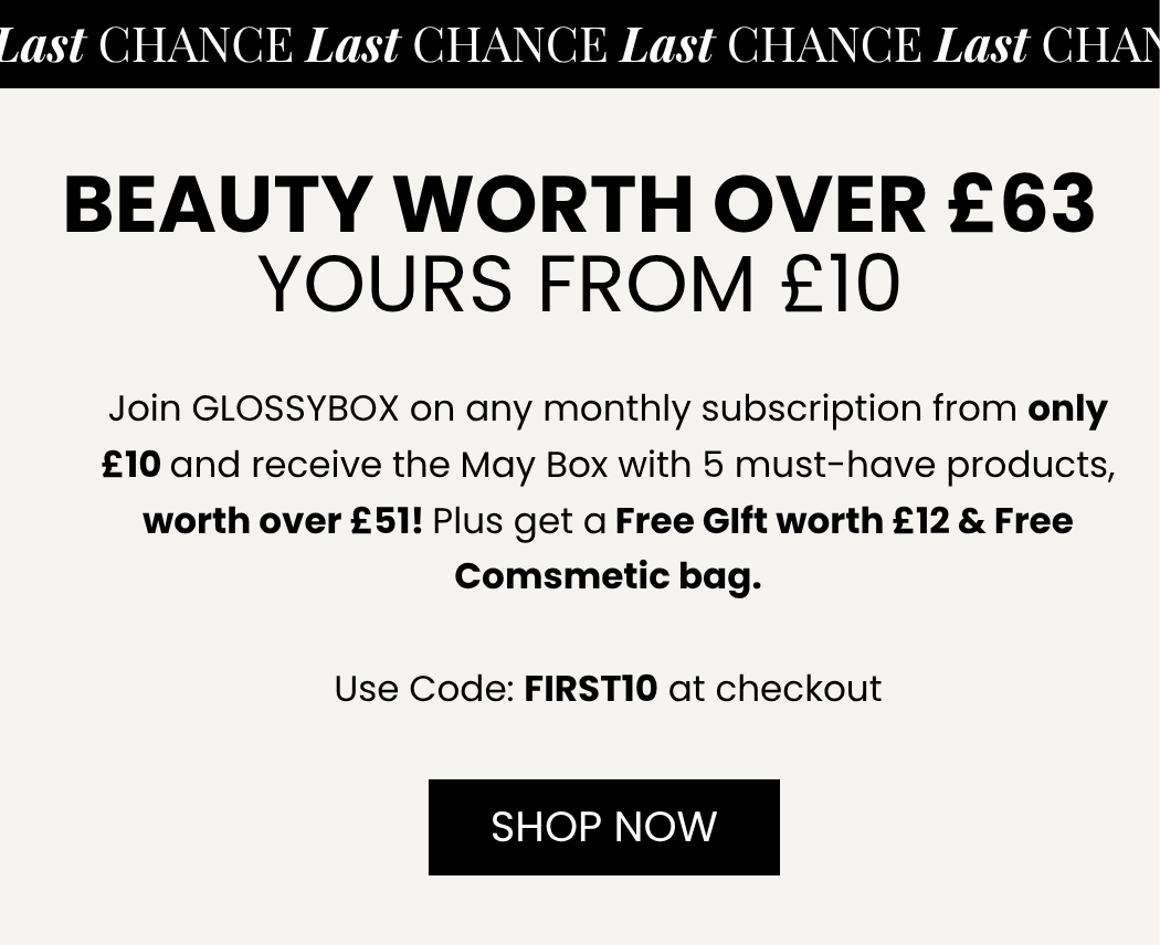 GLOSSYBOX May Box