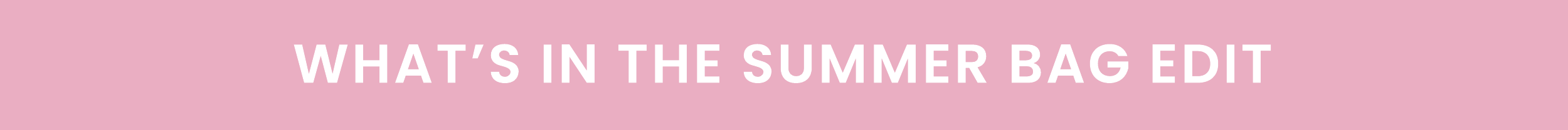 Summer Bag