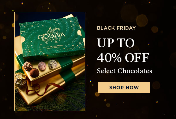 Black Friday: Up To 40% OFF Select Chocolates