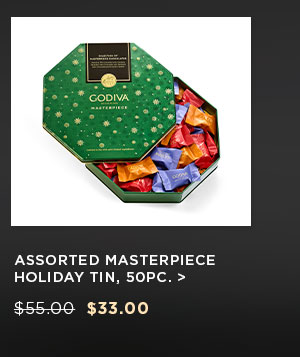 Assorted Masterpiece Holiday Tin, 50PC. >