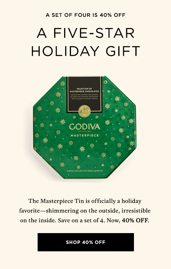 Five-Star Holiday Gift - A Set Of 4 Is 40% OFF
