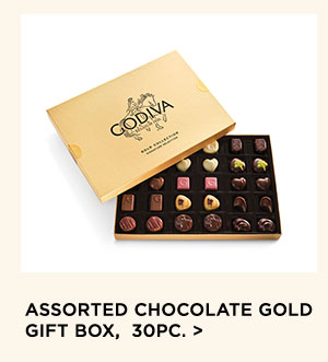 Assoerted Chocolate Gold Gift Box, 30PC. >