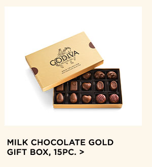 Milk Chocolate Gold Gift Box, 15PC. >