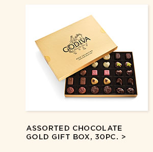 Assorted Chocolate Gold Gift Box, 30PC. >