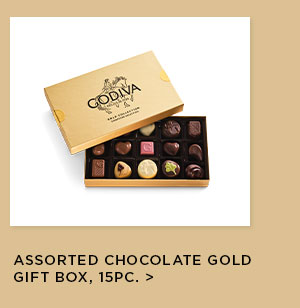 Assorted Chocolate Gold Gift Box, 15pc