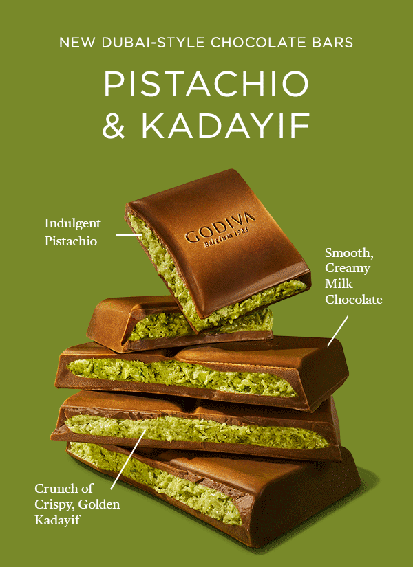 New Dubai-Style Chocolate Bars