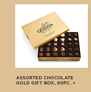 Assorted Chocolate Gold Gift Box, 60pc.