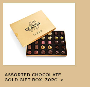 Assorted Chocolate Gold Gift Box, 30pc.