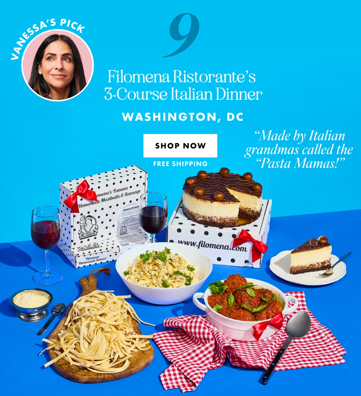 Filomena Ristorante's 3 Course Italian Dinner