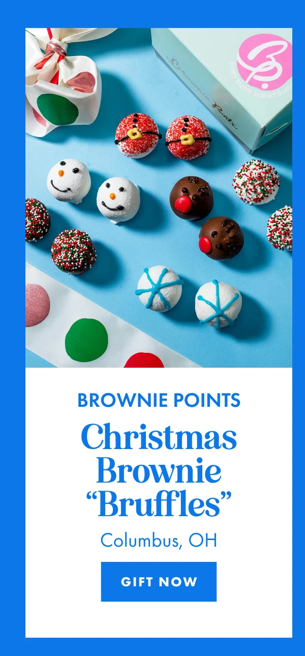 Christmas Brownie Bruffles