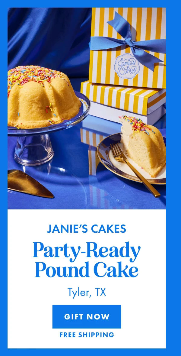 Janie's Cakes Pound Cake