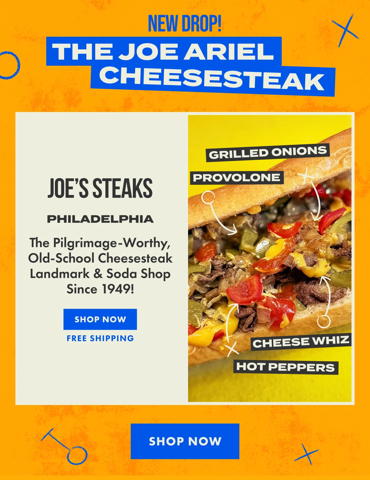 NEW from Joe's Steaks