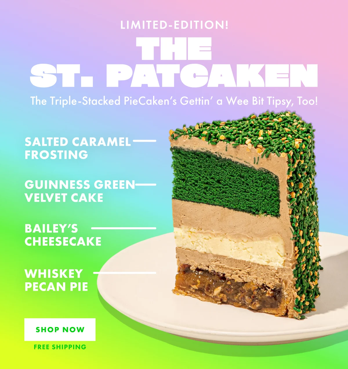 PieCaken The St. PatCaken