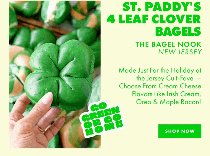 Bagel Nook St. Paddy's Bagels