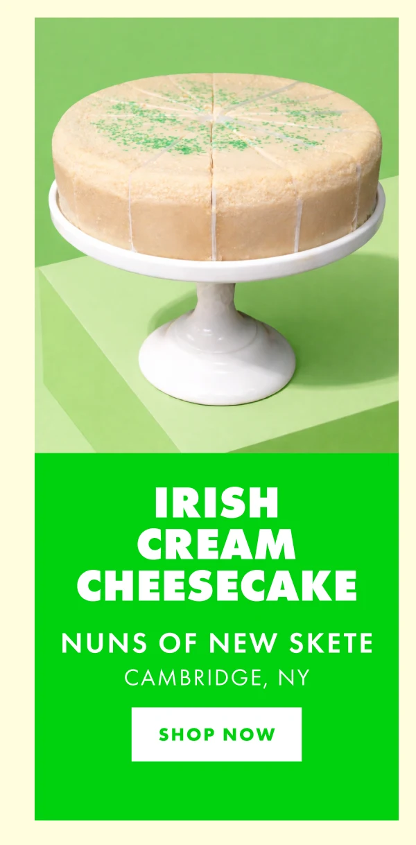 Nuns of New Skete Irish Cream Cheesecake