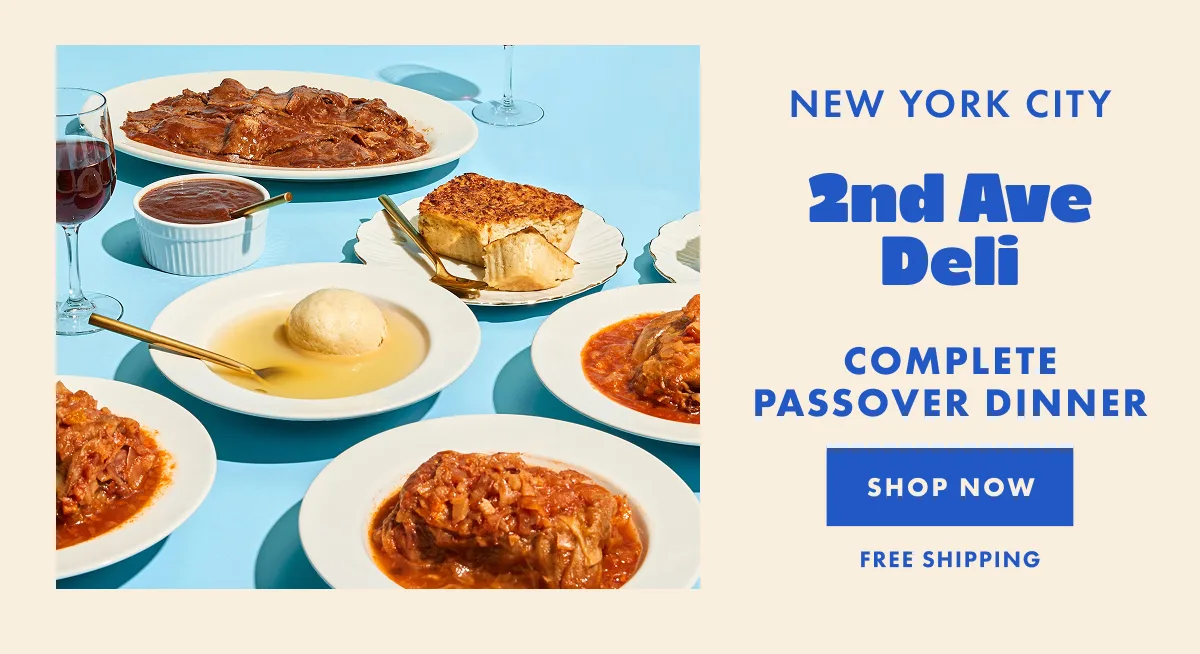 2nd Ave Deli Passover Dinner