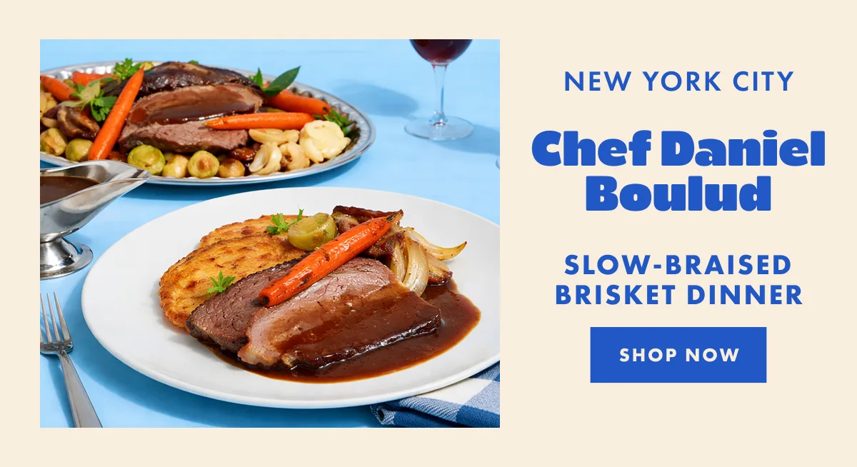 Chef Daniel Boulud Brisket Dinner