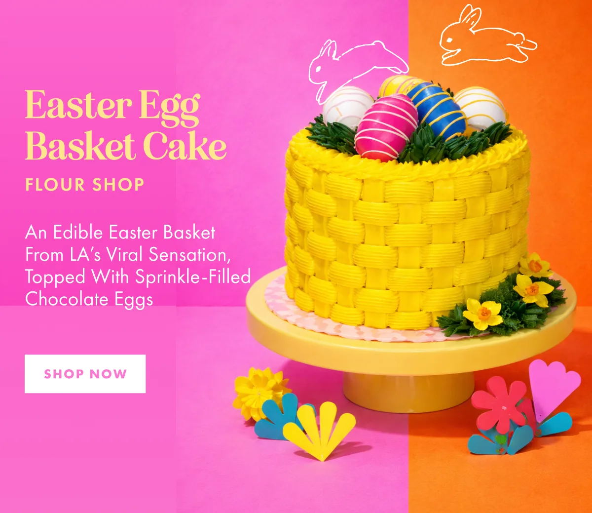 Easter Egg Basket Cake