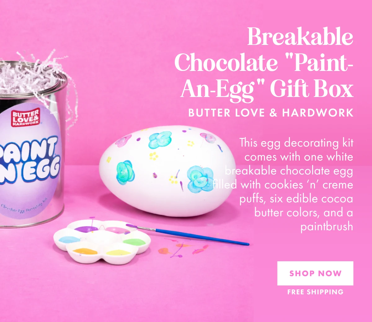 Breakable Chocolate Paint-An-Egg Gift Box