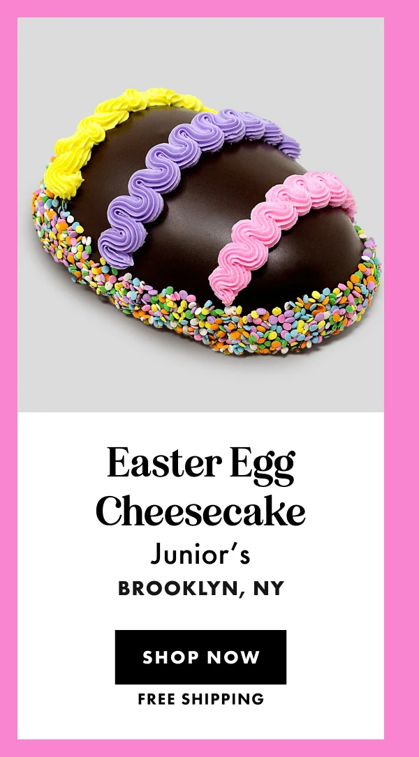 Junior's Easter Egg Cheesecake