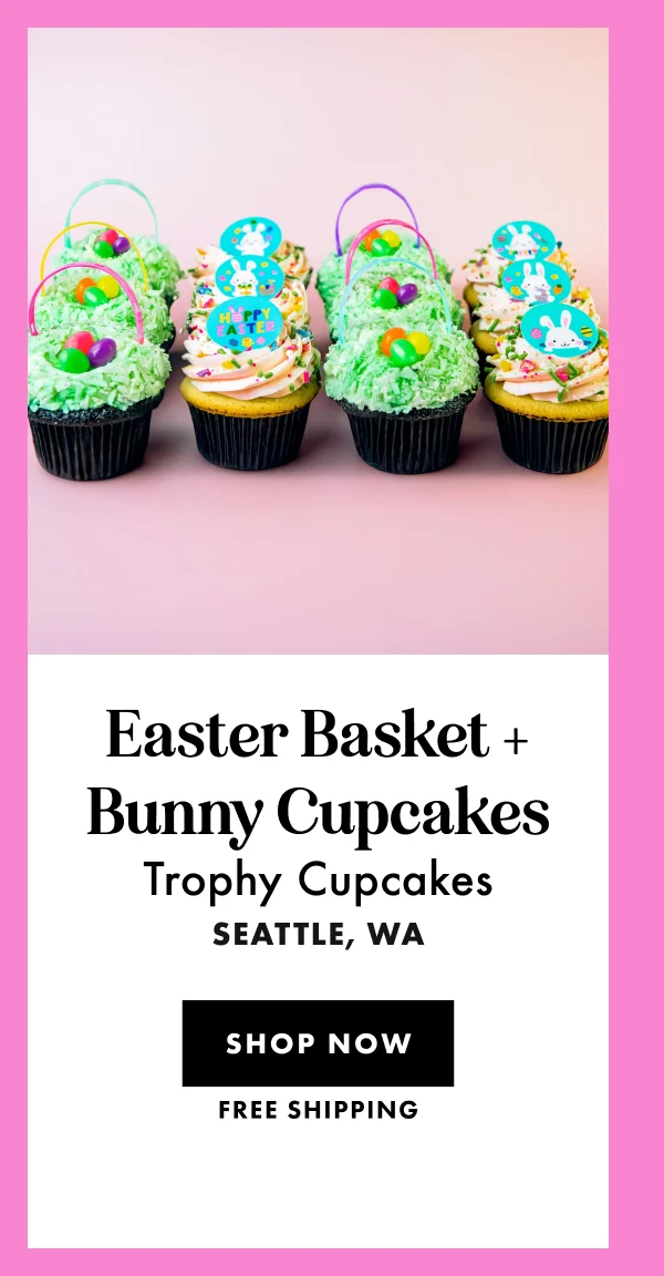 Trophy Easter Cupcakes 
