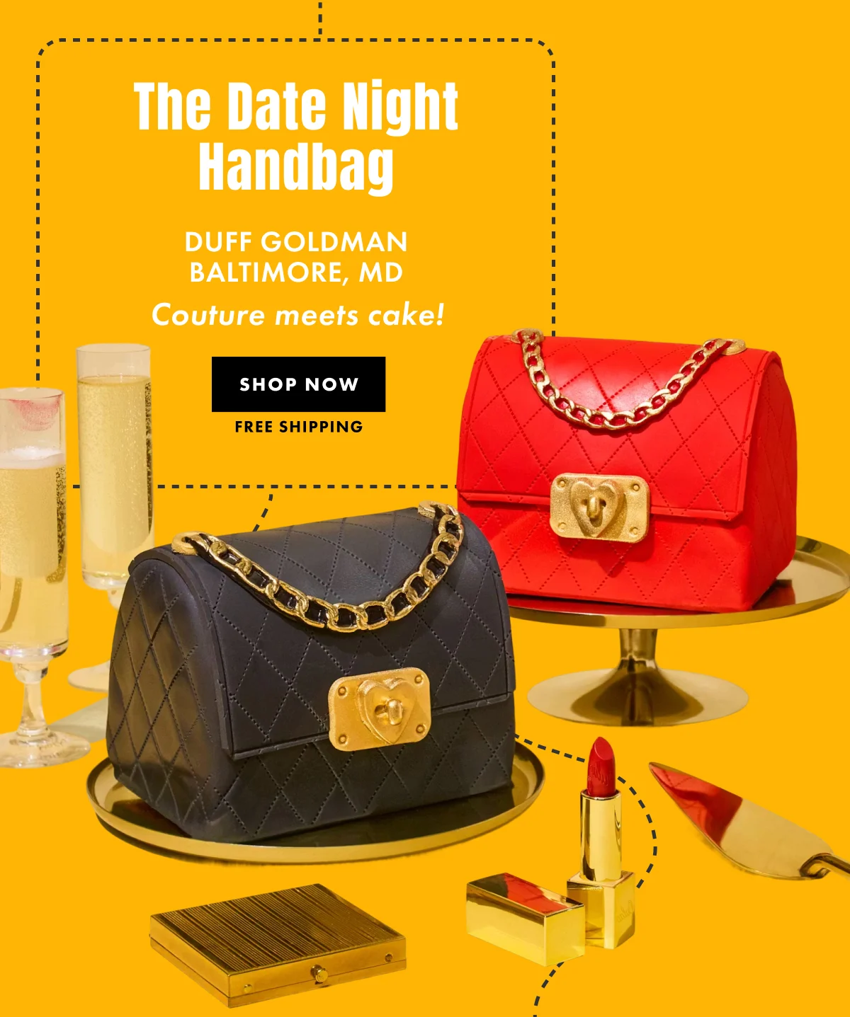 The Date Night Handbag Cakes