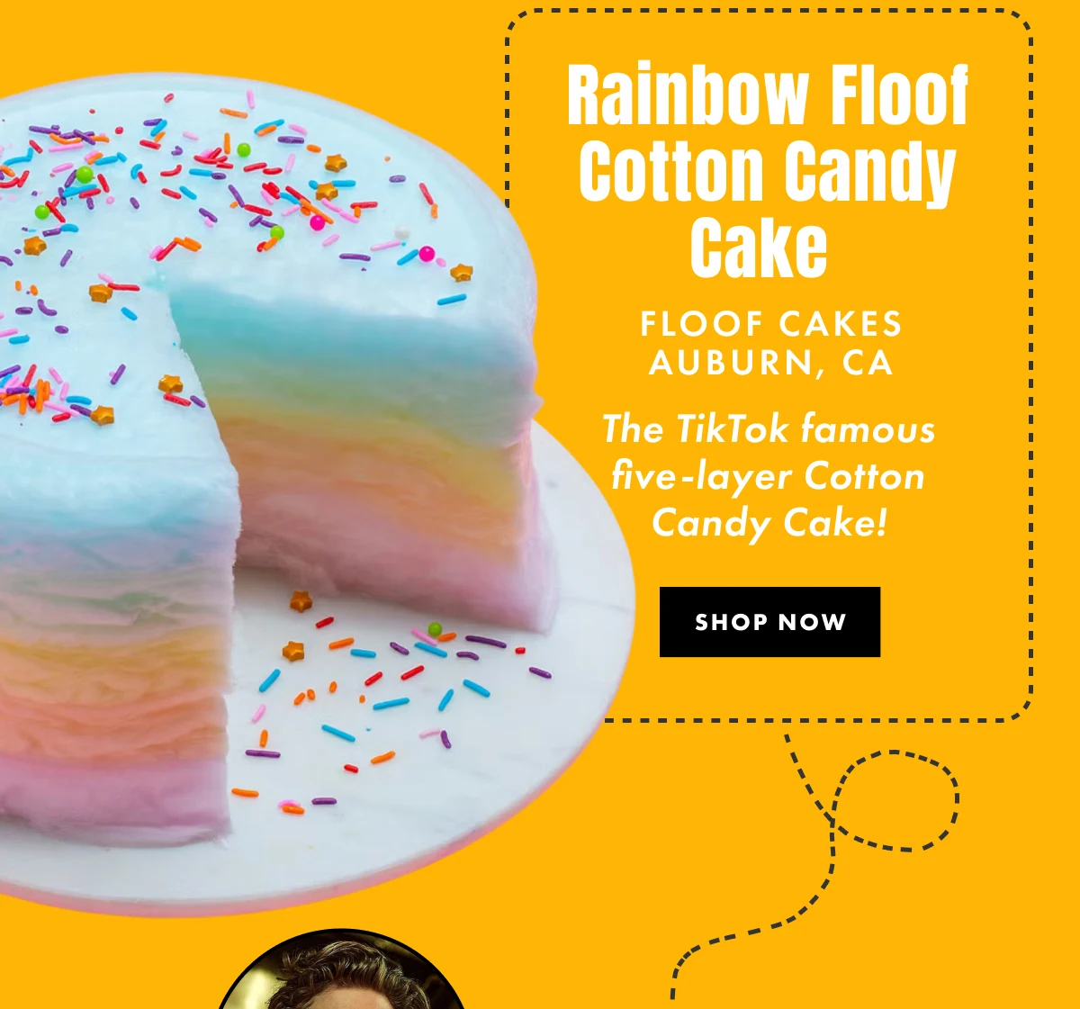 Floof Cotton Candy Cake