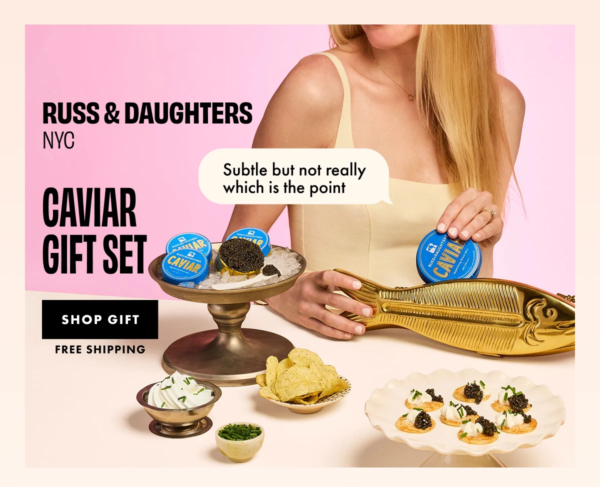Russ & Daughter Caviar Trio
