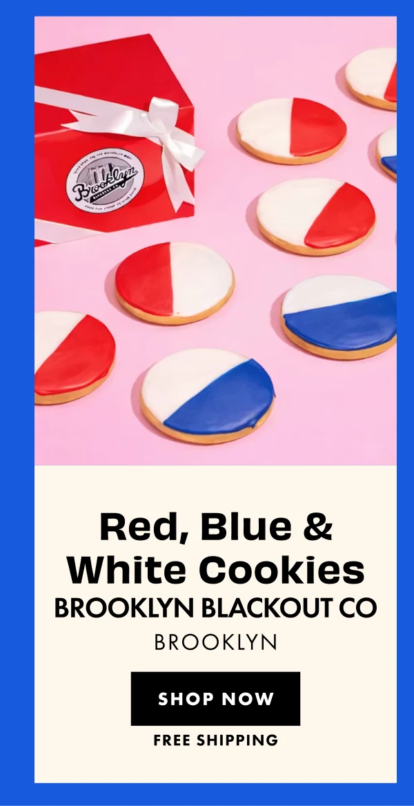 Brooklyn Blackout Co. Patriotic Cookies