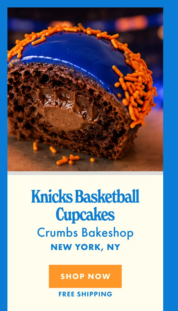 Knicks Basketball Cupcakes