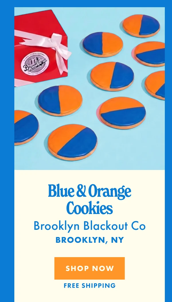 Blue & Orange Cookies