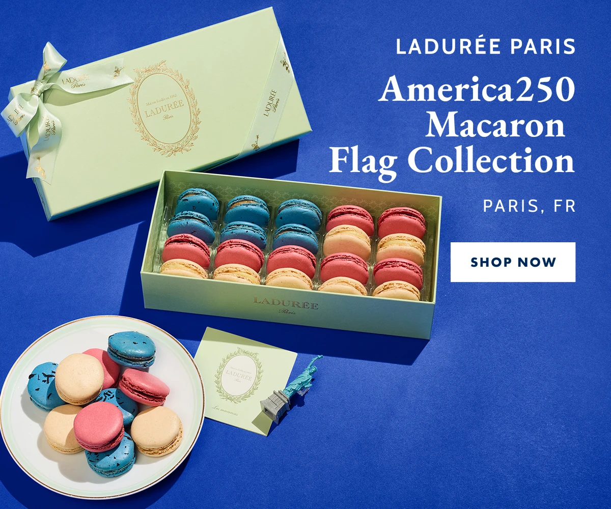 Ladurée's American Flag Macarons