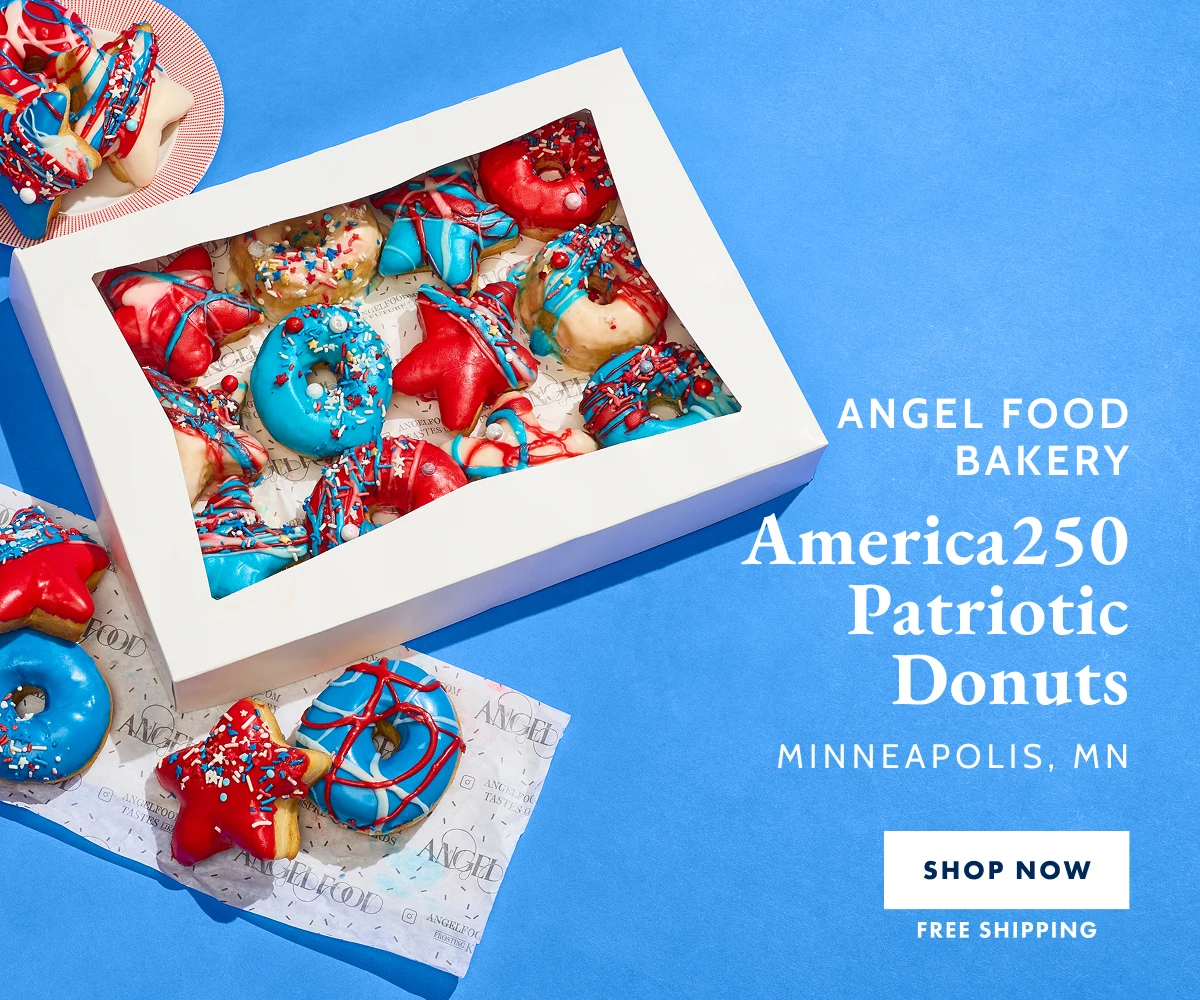 Angel Food Bakery's Patriotic Donuts