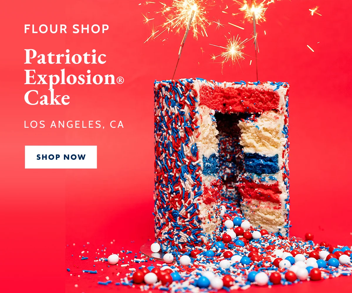 Flour Shop's Patriotic Explosion® Cake