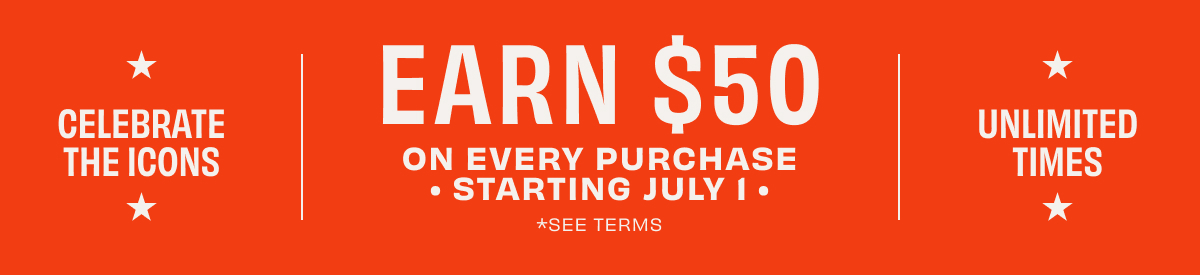 Earn $50 On Every Purchase!