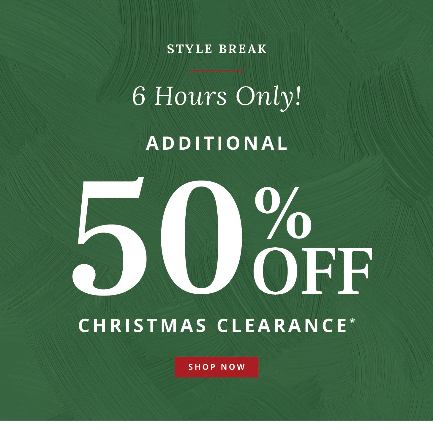 Additional 50% Off Christmas Clearance