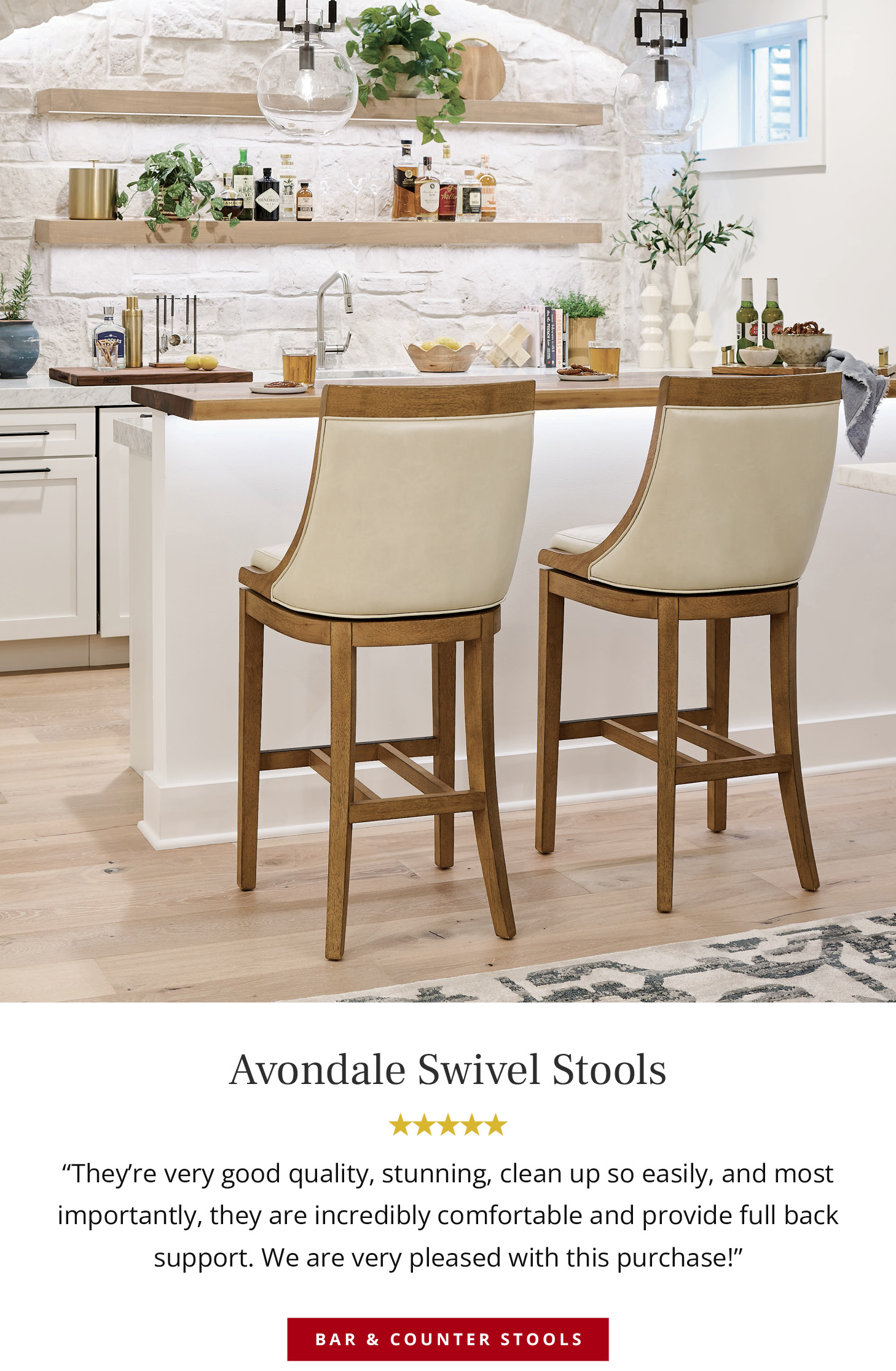 Avondale Swivel Stools