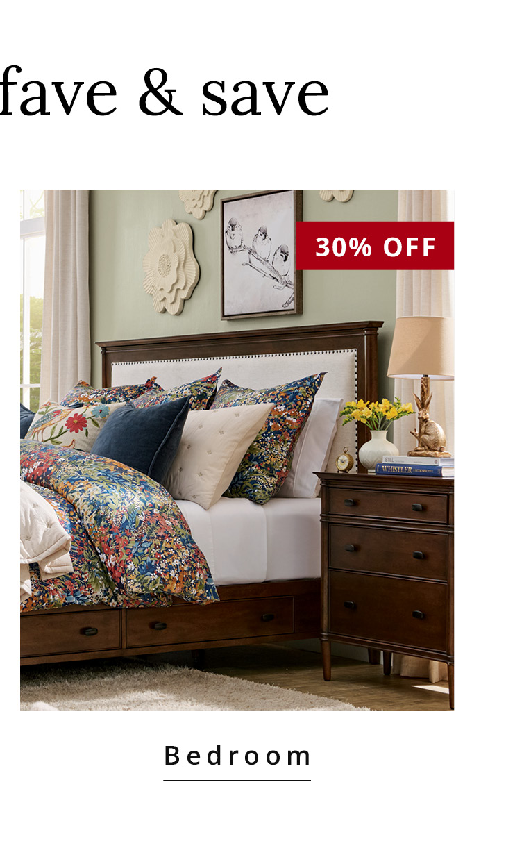 30% Off Bedroom