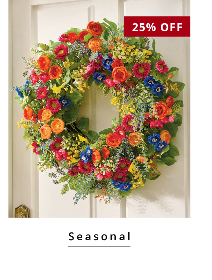 25% Off Seasonal