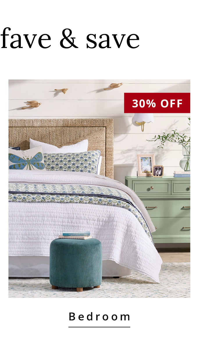 30% Off Bedroom