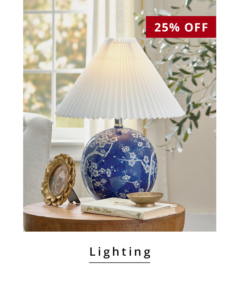 25% Off Lighting
