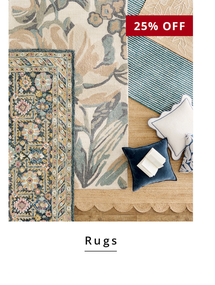 25% Off Area Rugs