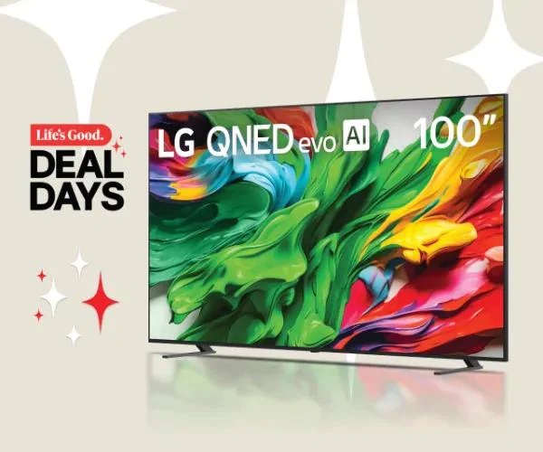 LG QNED evo AI 100"
