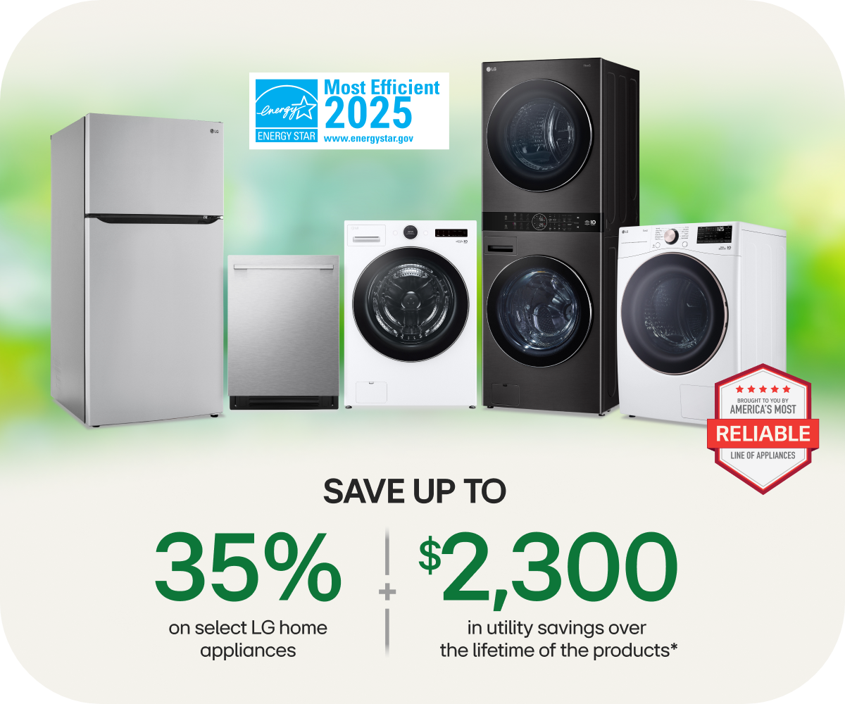 Energy Star Savings Appliances Image