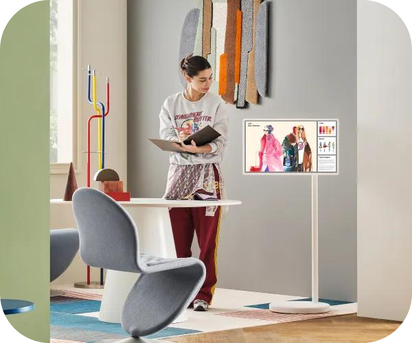 The LG Stanbyme 2 playback
