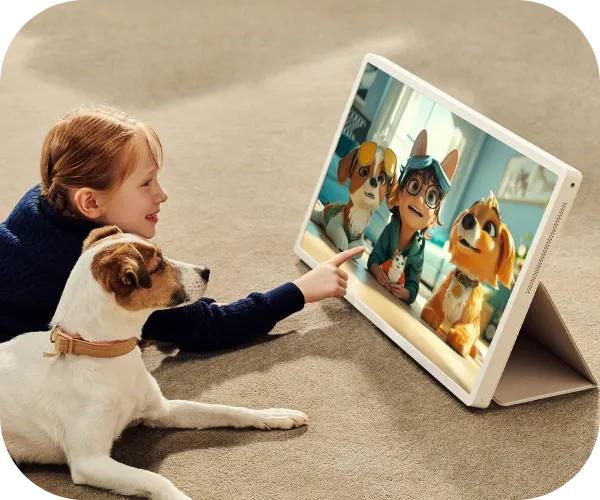 The LG Stanbyme 2 touch screen