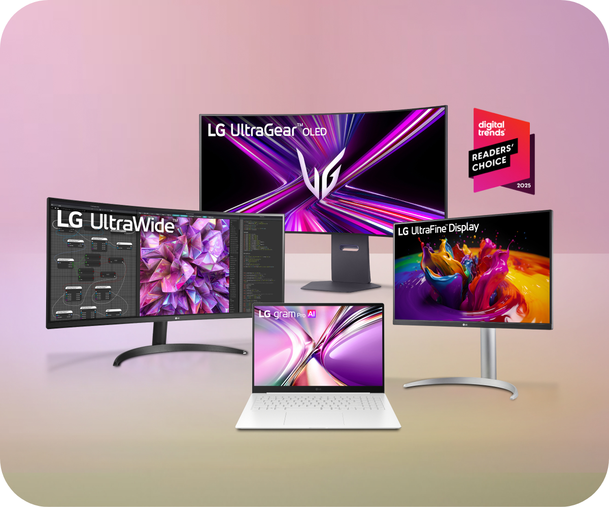 LG Monitors & Laptop Image