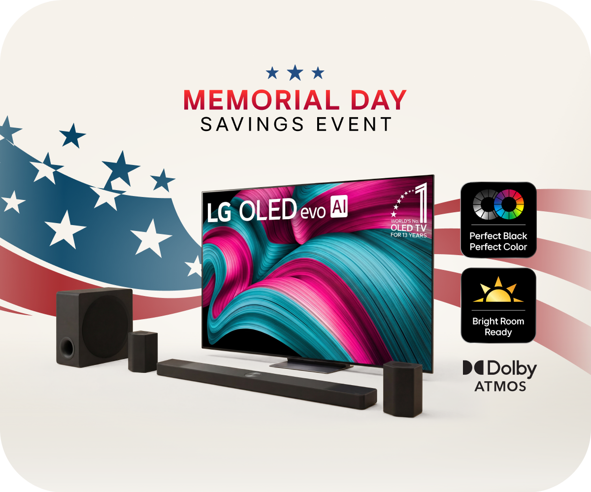 LG soundbars with an eligible TV